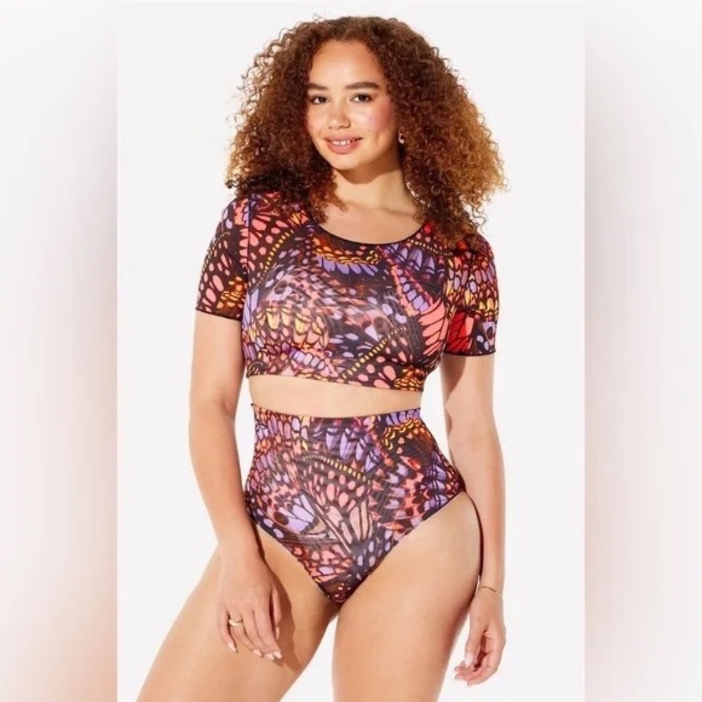 Fabletics/Yitty Mesh Me Smoothing High-Waist Brief - image 1